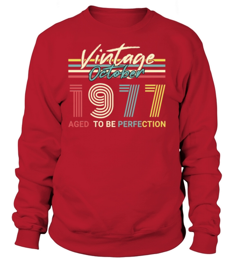 Perfection In October 1977 Retro Women's Sweatshirt
