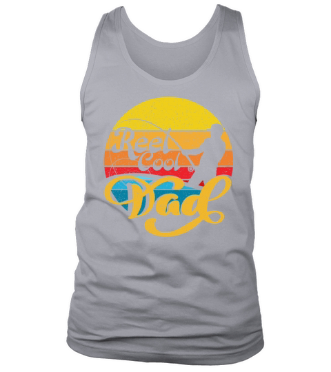 Reel Cool Dad Fathers Day Fishing Gift Men's Tank Top