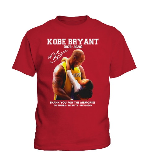 Kobe and Gigi The Mamba The Myth Kids T-Shirt