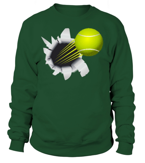 Tennis Ball Flying Out Of Hole Men's Sweatshirt
