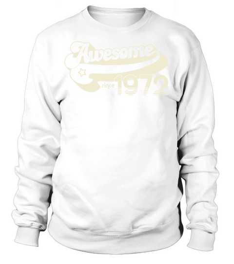 Vintage 1972 - 50 years old - 50th birthday gift Women's Sweatshirt