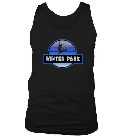 Cool Winter Park Colorado Design Men's Tank Top