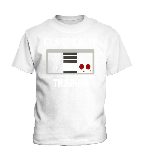 Classically Trained Funny Retro Video Gamer Gift T-Shirt Kids T-Shirt