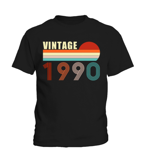 31th Birthday Gift - Vintage 1990 Kids T-Shirt