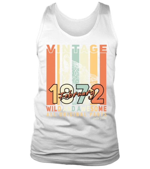 February 1972 Vintage Original Men's Tank Top