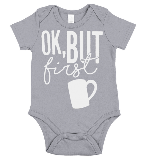 But First Coffee 2 Short Sleeve Baby One-Piece