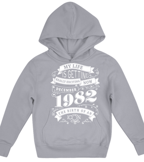 December 1982 The birth of an icon Kids Hoodie