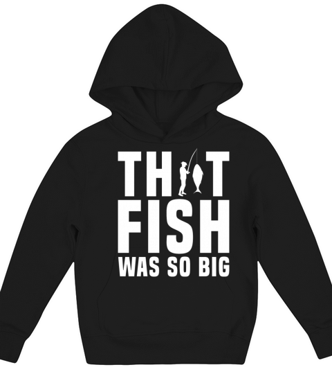 Funny Fishing Lover Fish Fisherman Gift Kids Hoodie