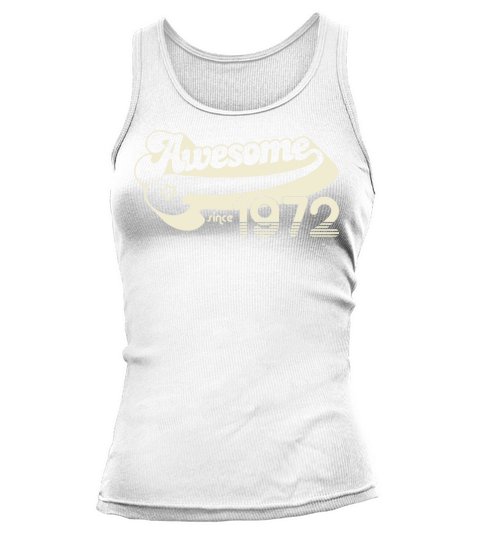 Vintage 1972 - 50 years old - 50th birthday gift Tank top Woman