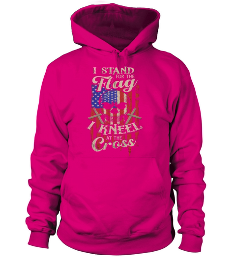 I Stand for the Flag I Kneel at the Cross Women's Hoodie