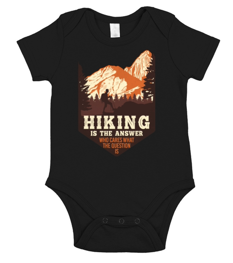 Hiking Mountain Short Sleeve Baby One-Piece