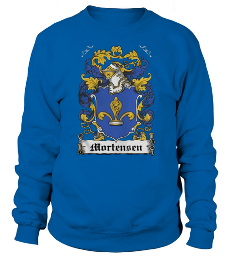 Mortensen Family Crest Danish Family Crests - Coffee Mug (colored) Sweatshirt Unisex