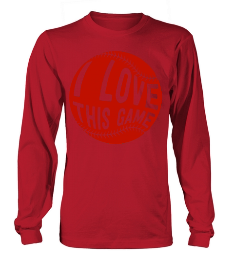Baseball Quotes & Sayings - I Love This Game Women's Long Sleeve
