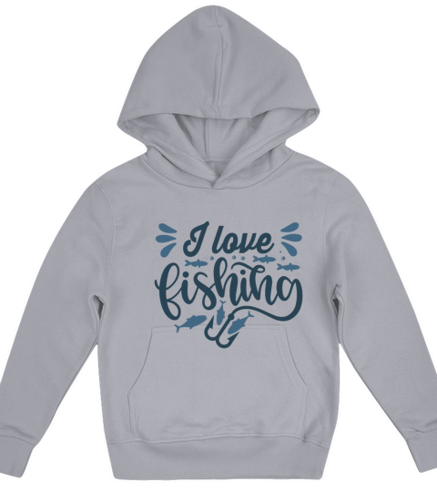 Fishing on fishing boat as fisherman Kids Hoodie