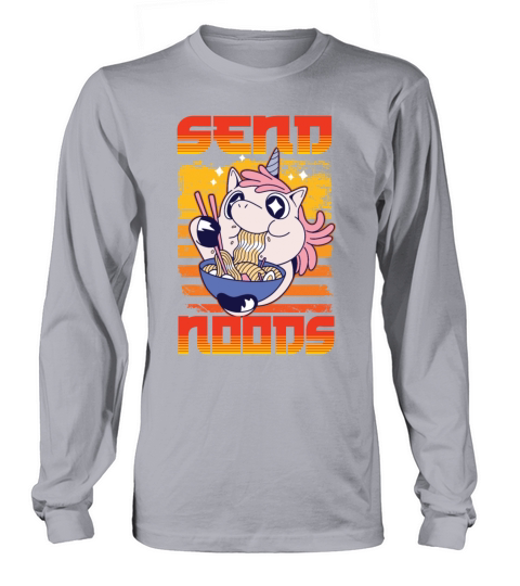 Send Noods Japanese Noodle Ramen Eater Unicorn Women's Long Sleeve