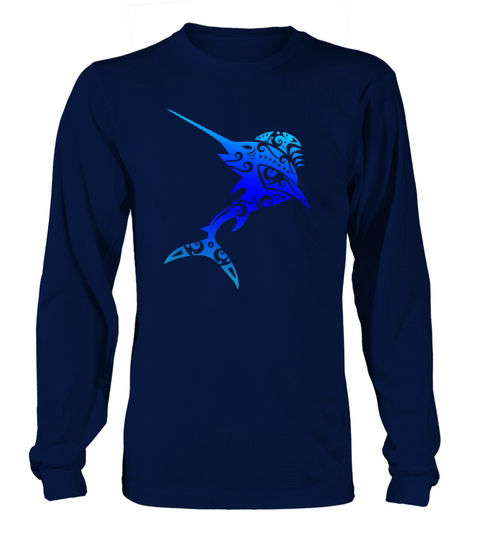 Maori Swordfish Polynesian Tribal Tattoo Gift Idea Women's Long Sleeve