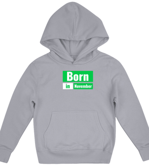 Born in november Kids Hoodie