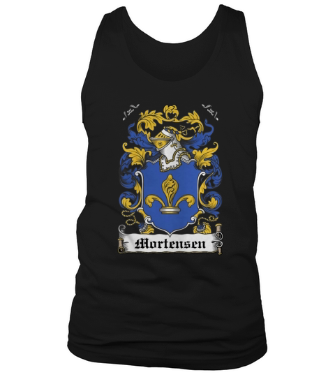 Mortensen Family Crest Danish Family Crests - Coffee Mug (colored) Tank Top Unisex