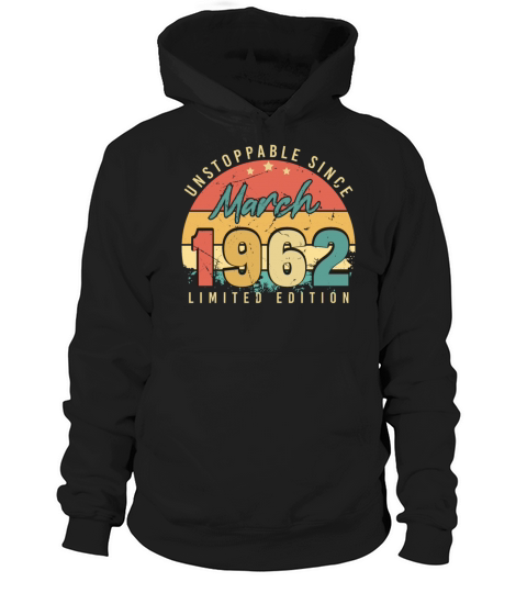 1962 March Vintage Limited Hoodie Unisex