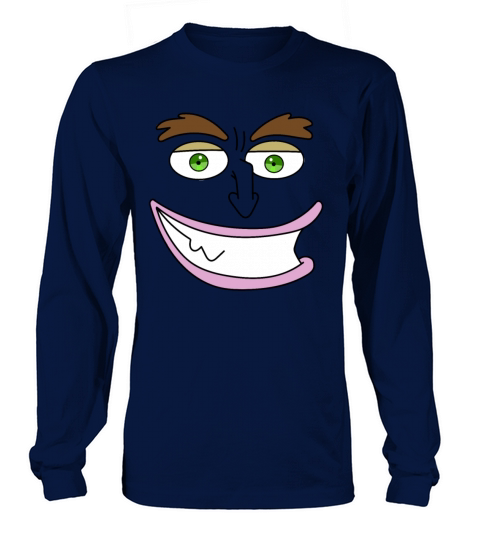 Big Mouth Hormone Monster Face Costume Gift Idea Women's Long Sleeve