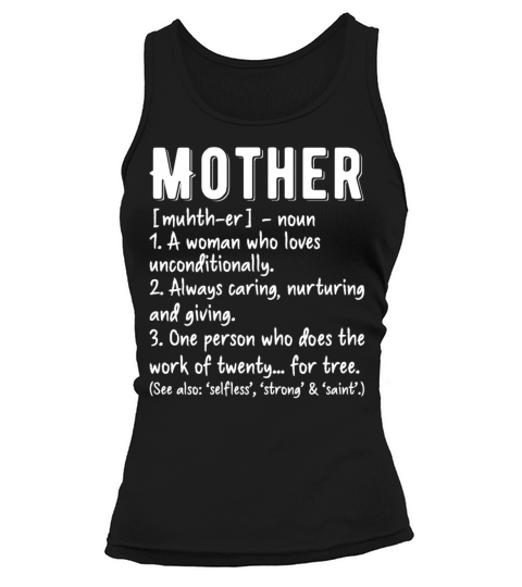 Mothers Day Gift Mother Definition Tank top Woman