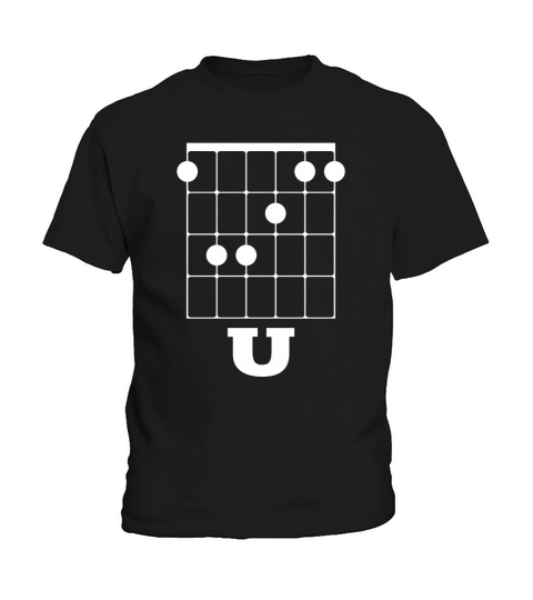Funny Guitar Shirt - F Chord U Kids T-Shirt