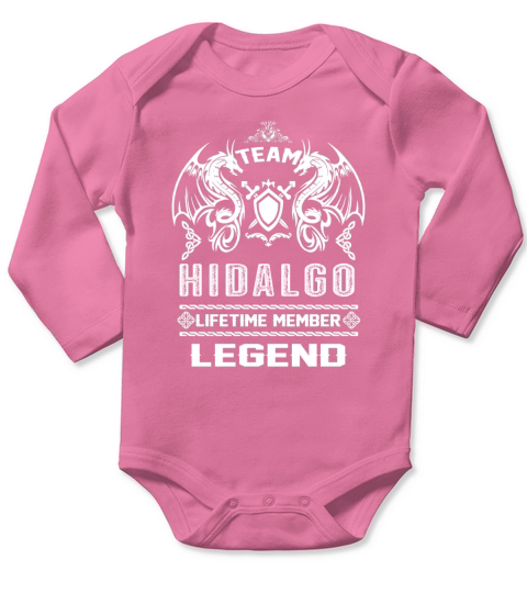 HIDALGO team lifetime member legend Long Sleeve Baby One-Piece