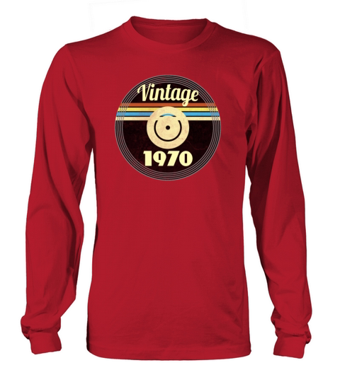 Vintage 50th Birthday T-Shirt Gift Idea Men Men's Long Sleeve