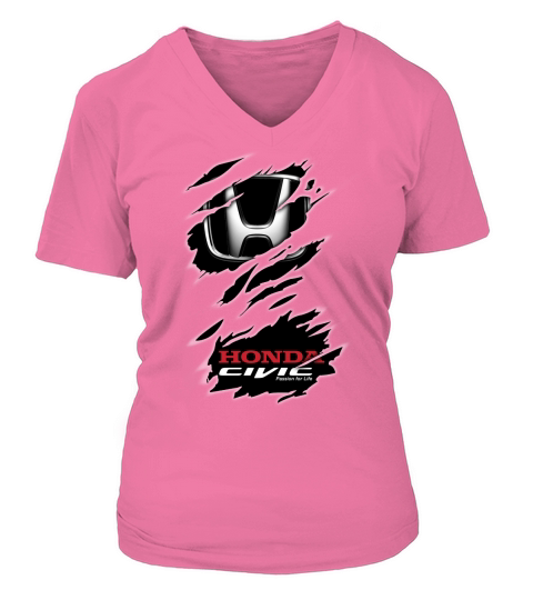 RA HONDA CIVIC V-neck T-Shirt Woman