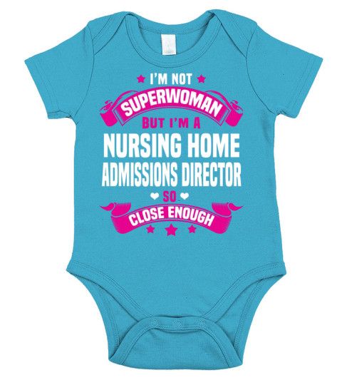 Nursing Home Admissions Director Short Sleeve Baby One-Piece
