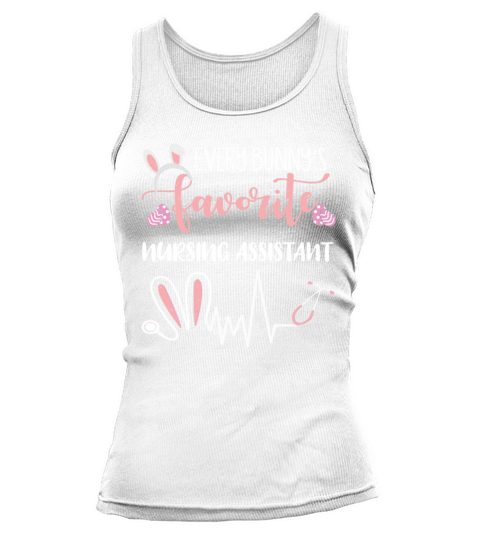 Nurse Assistant Ear Bunny Easter Day Easter Sunday Tank top Woman