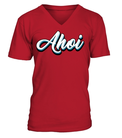 Ahoi Ahoy Sea Call Men's V-Neck T-shirt