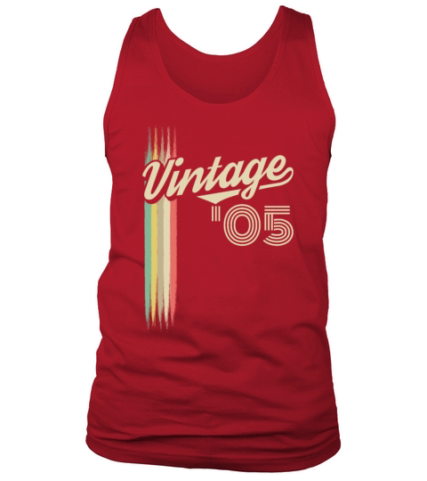 2005 Vintage born in Retro age Birthday gift idea Men's Tank Top