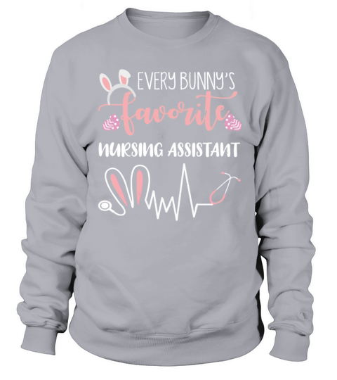 Nurse Assistant Ear Bunny Easter Day Easter Sunday Sweatshirt Unisex