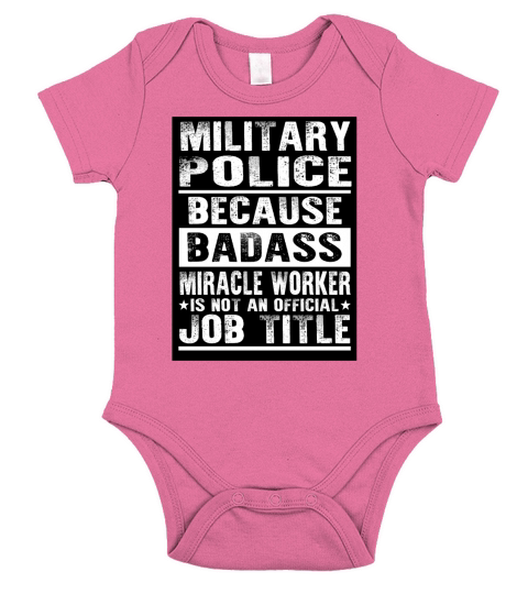 Military police - senior Short Sleeve Baby One-Piece