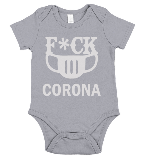 FUCK CORONA Short Sleeve Baby One-Piece