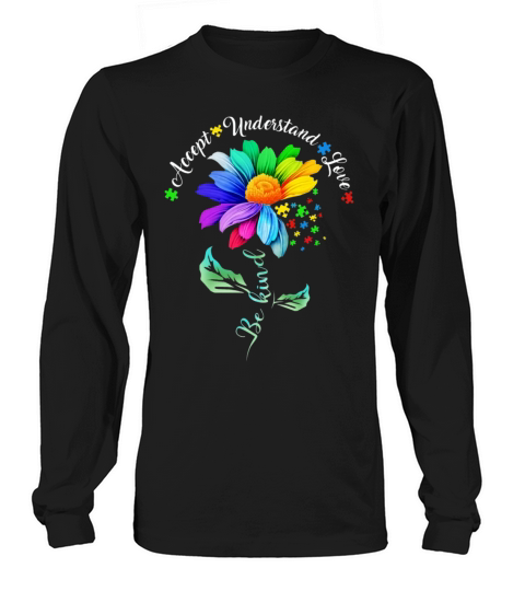 Accept-Understand-Love - Autism Be Kind Women's Long Sleeve
