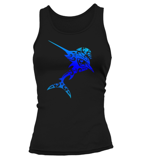 Maori Swordfish Polynesian Tribal Tattoo Gift Idea Women's Tank Top