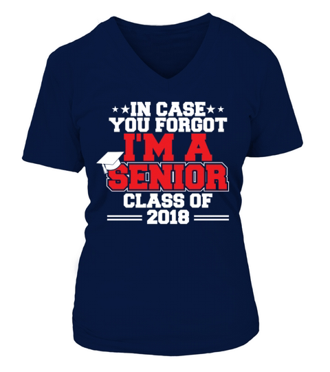 Class of 2018 Senior T-shirt Women's V-Neck T-shirt