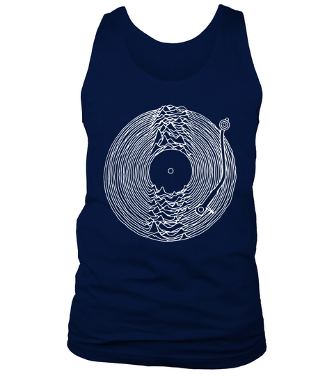 Joy Division Vinyl Unknown Pleasures Design Tank Top Unisex