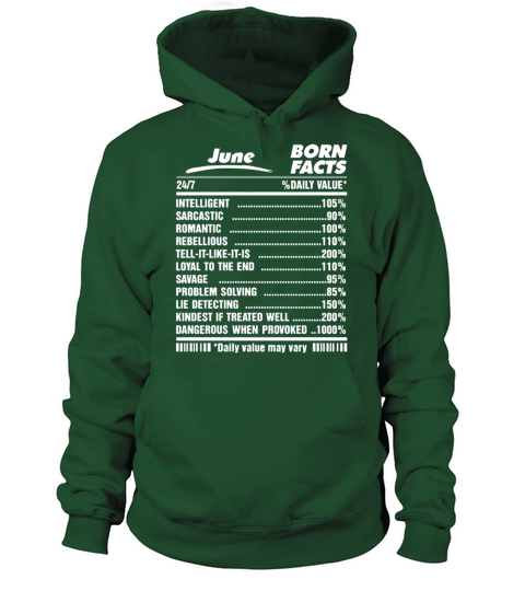 June born facts Women's Hoodie