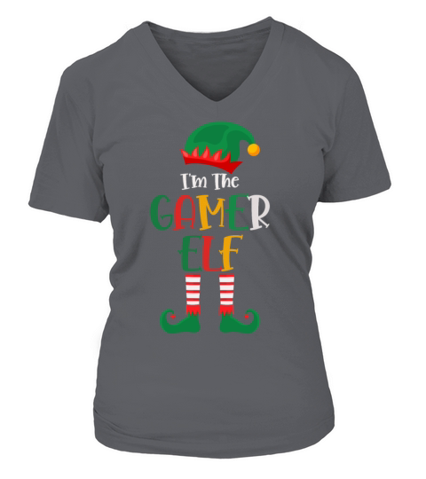 Im The Gamer Elf Matching Christmas Women's V-Neck T-shirt