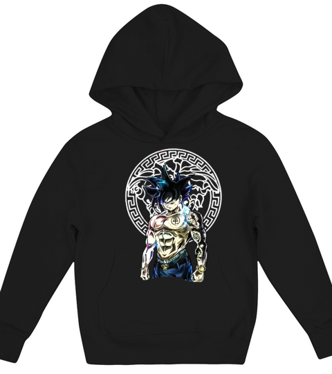 DBZ Shirtless Goku Kids Hoodie
