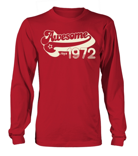 Vintage 1972 - 50 years old - 50th birthday gift Long sleeved Unisex