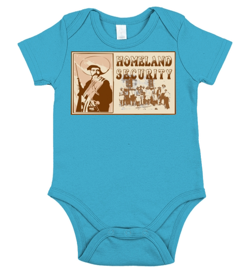 Mexican Homeland Security Short Sleeve Baby One-Piece