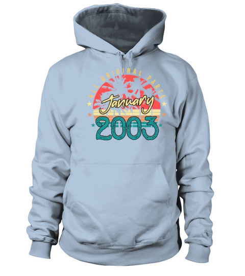 2003 January Born Retro Women's Hoodie