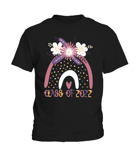 class of 2022 colorful rainbow Kids T-Shirt