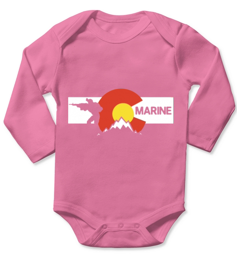 Marine gu hunt Colorado veteran Long Sleeve Baby One-Piece
