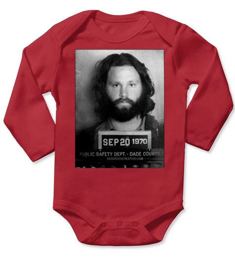 jim morrison Long Sleeve Baby One-Piece