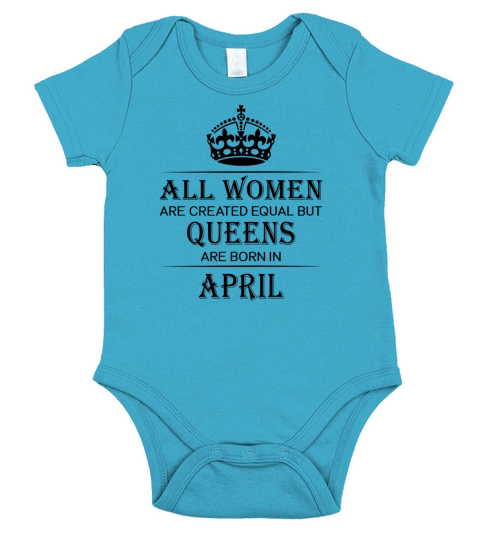 Funny Birthday Women April Short Sleeve Baby One-Piece